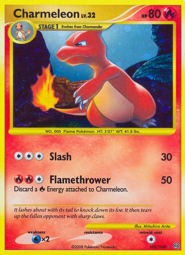 Image for Charmeleon (102/100) - Pokemon