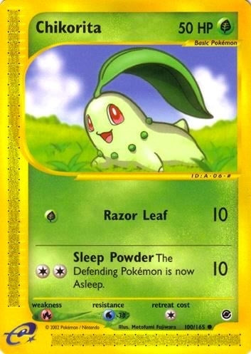 Image for Chikorita (100) (100/165) - Pokemon