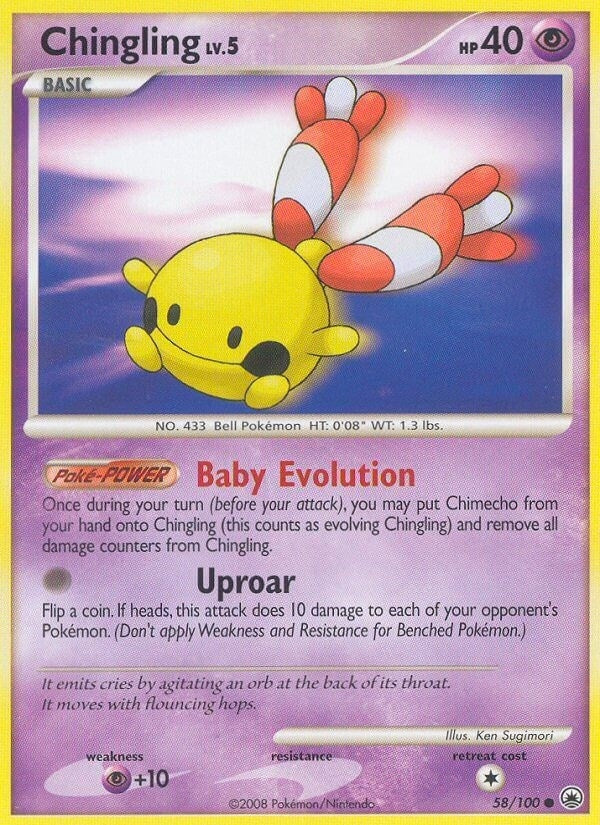 Image for Chingling (58/100) - Pokemon