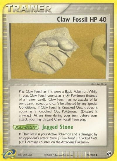 Image for Claw Fossil (90/100) - Pokemon