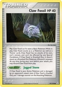 Image for Claw Fossil (91/110) - Pokemon