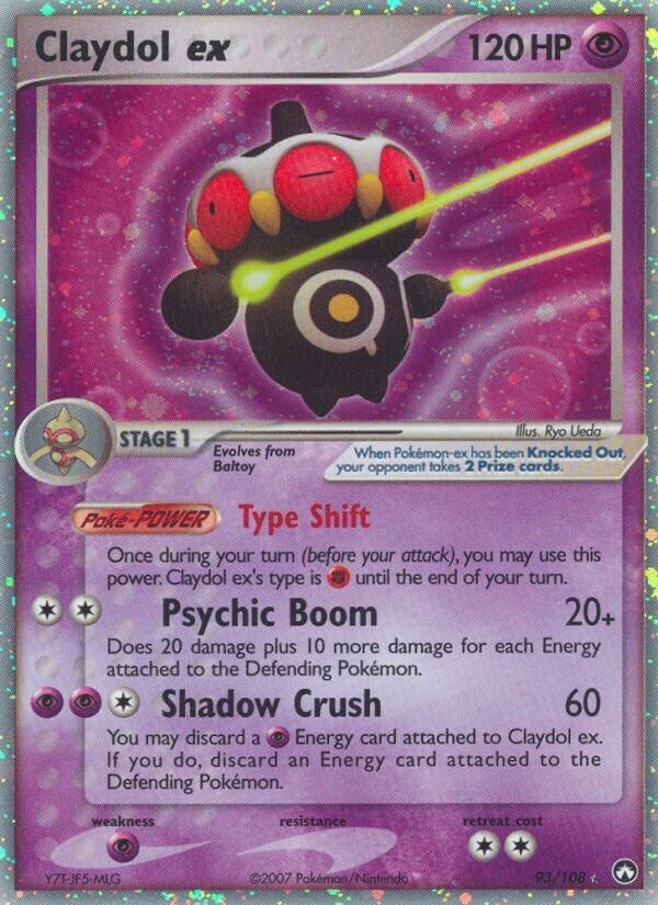 Image for Claydol ex (93/108) - Pokemon