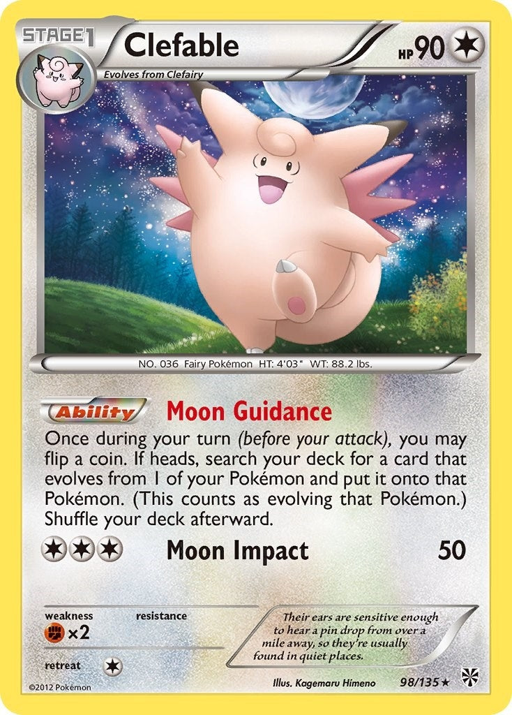 Image for Clefable (98/135) - Pokemon