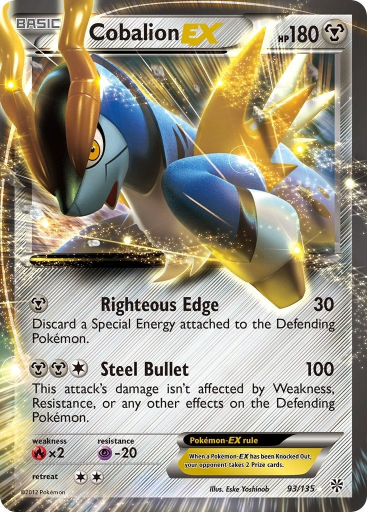 Image for Cobalion EX (93/135) - Pokemon