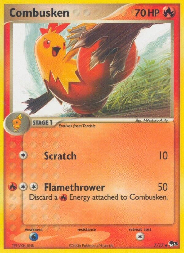 Image for Combusken (007/017) - Pokemon