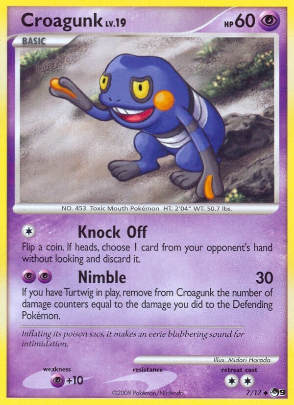 Image for Croagunk (007/017) - Pokemon