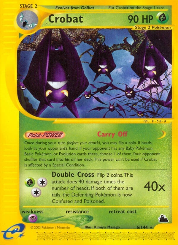 Image for Crobat (6) (006/144) - Pokemon
