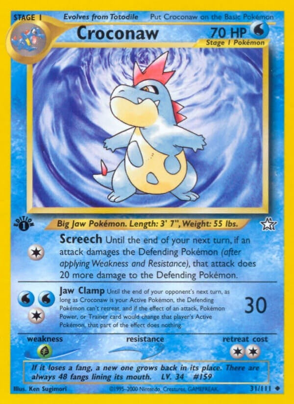 Image for Croconaw (31) (031/111) - Pokemon