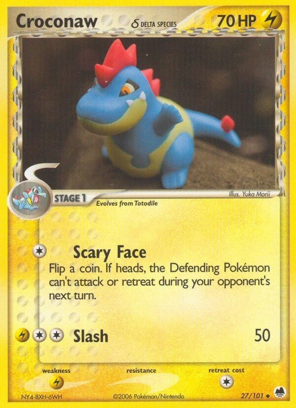 Image for Croconaw (Delta Species) (27/101) - Pokemon