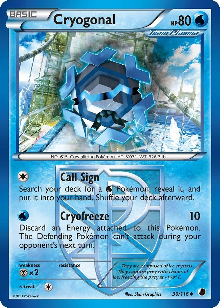 Image for Cryogonal (Team Plasma) (30/116) - Pokemon
