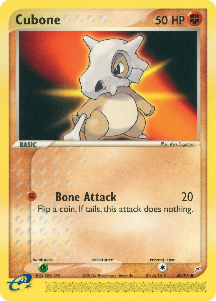 Image for Cubone (40/95) - Pokemon