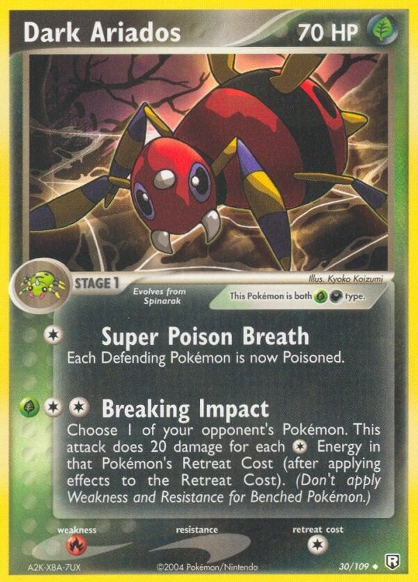 Image for Dark Ariados (30/109) - Pokemon