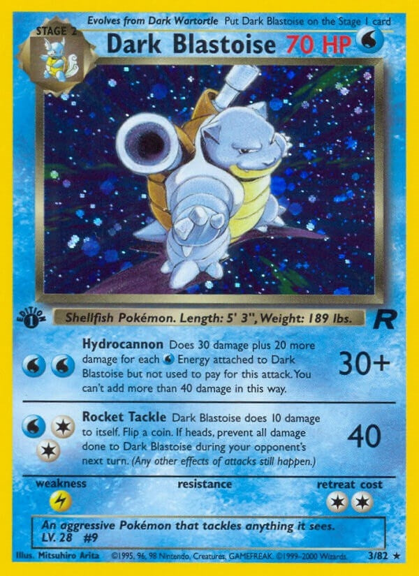 Image for Dark Blastoise (3) (03/82) - Pokemon
