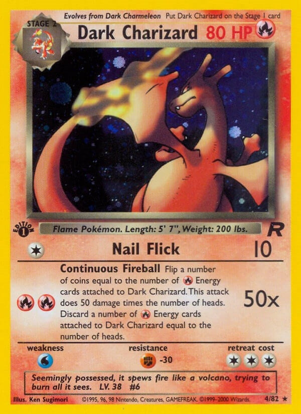 Image for Dark Charizard (4) (04/82) - Pokemon