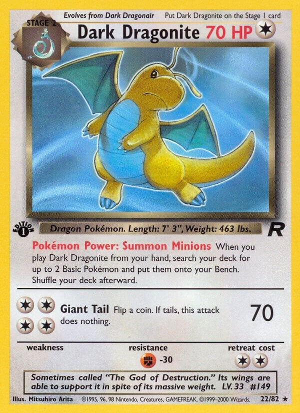 Image for Dark Dragonite (22) (22/82) - Pokemon