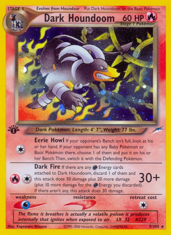 Image for Dark Houndoom (007/105) - Pokemon