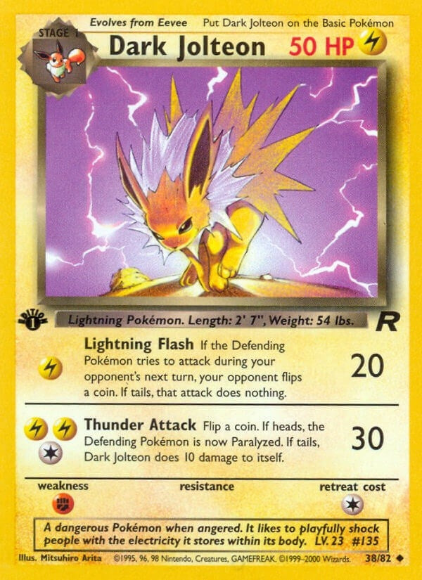 Image for Dark Jolteon (38/82) - Pokemon