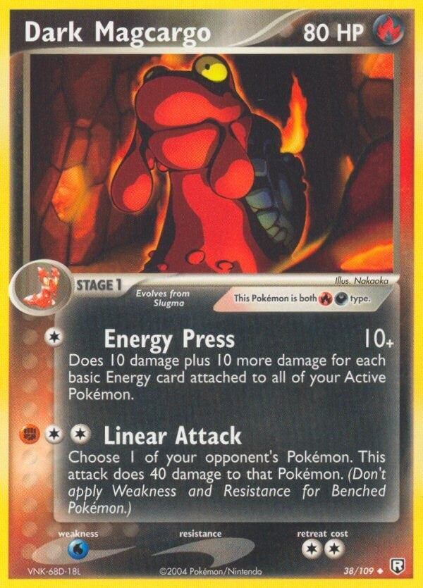 Image for Dark Magcargo (38/109) - Pokemon