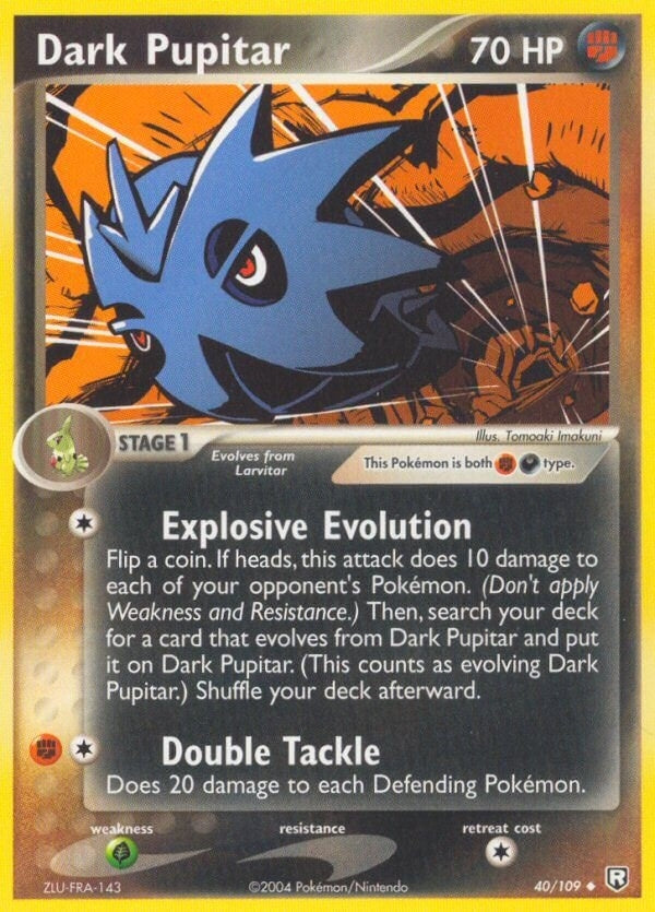 Image for Dark Pupitar (40/109) - Pokemon