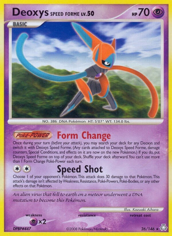 Image for Deoxys Speed Forme (26/146) - Pokemon