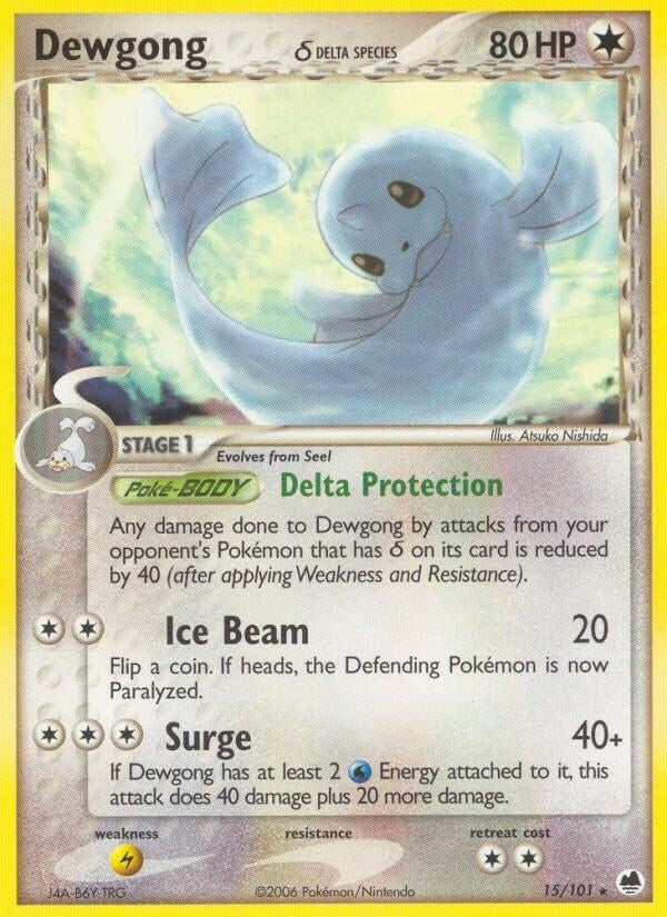 Image for Dewgong (Delta Species) (15/101) - Pokemon