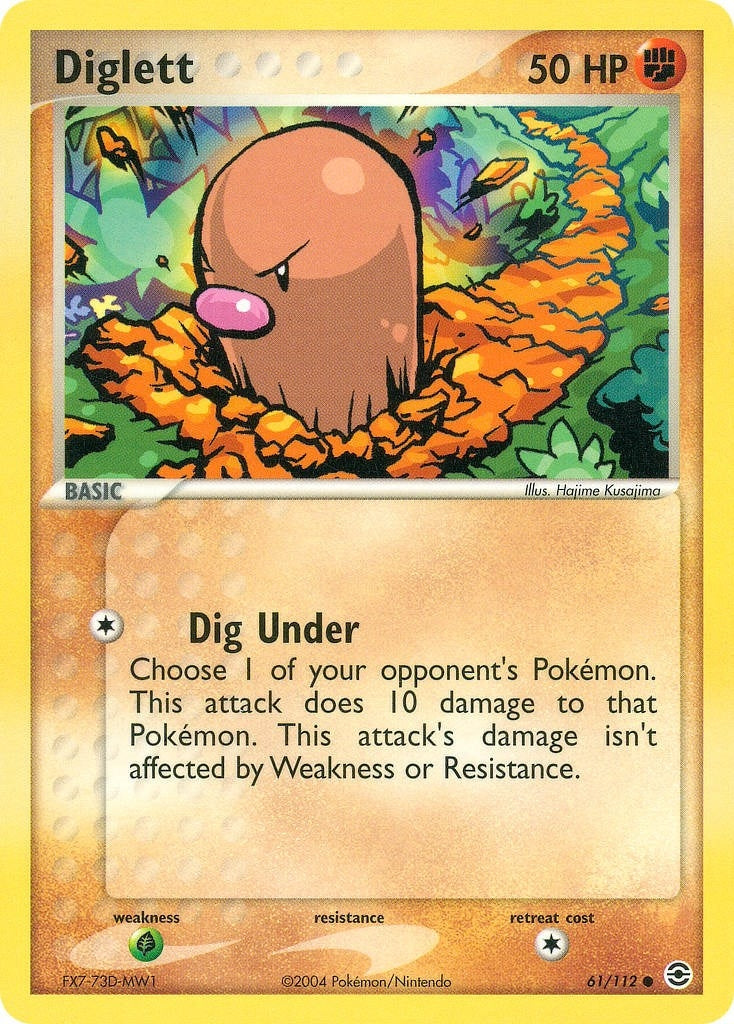 Image for Diglett (61/112) - Pokemon