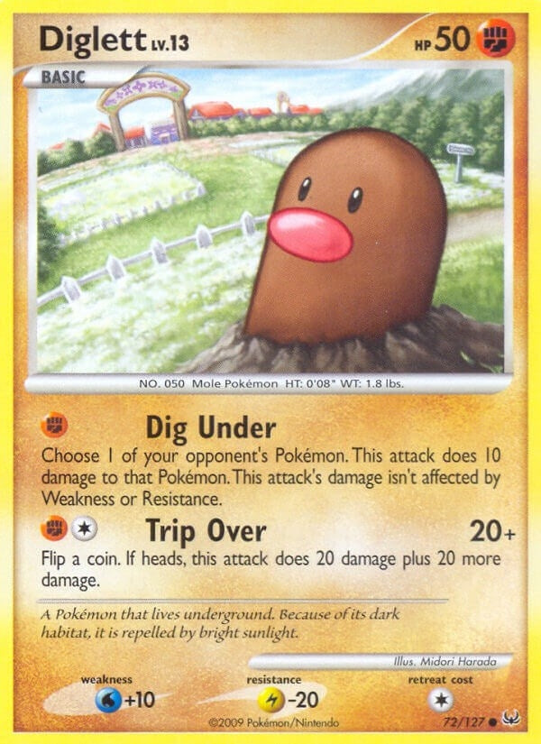 Image for Diglett (72/127) - Pokemon