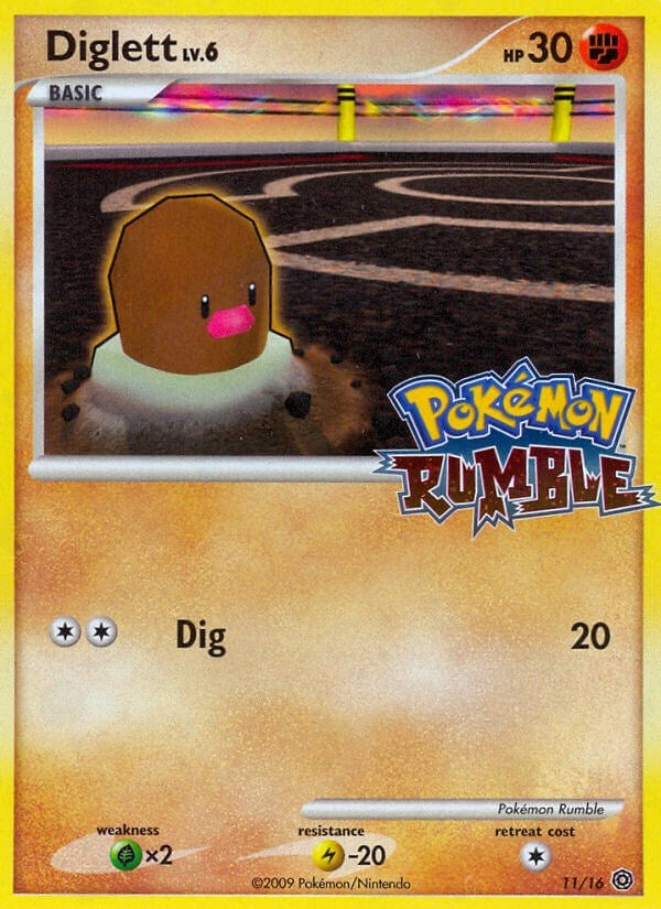 Image for Diglett (11) - Pokemon