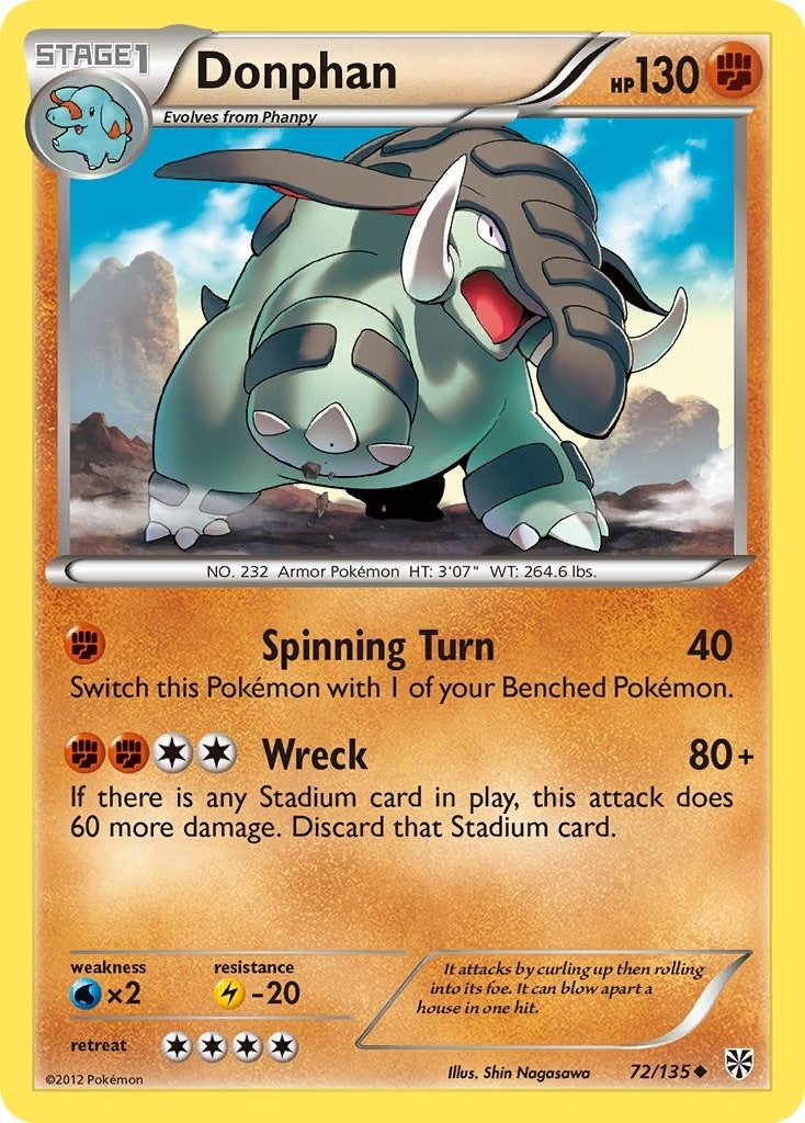 Image for Donphan (72/135) - Pokemon