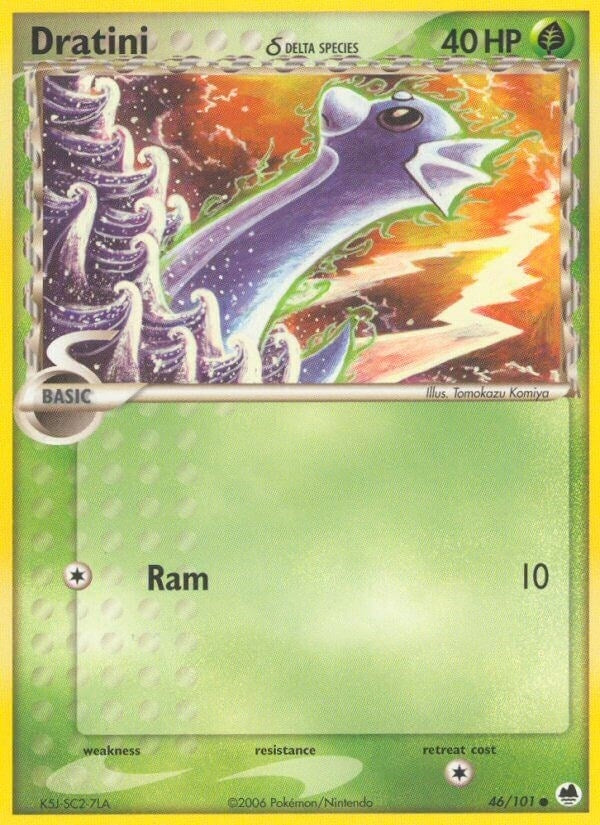 Image for Dratini (Delta Species) (46/101) - Pokemon
