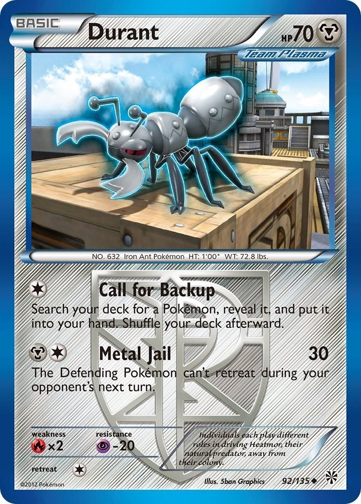 Image for Durant (Team Plasma) (92) (92/135) - Pokemon