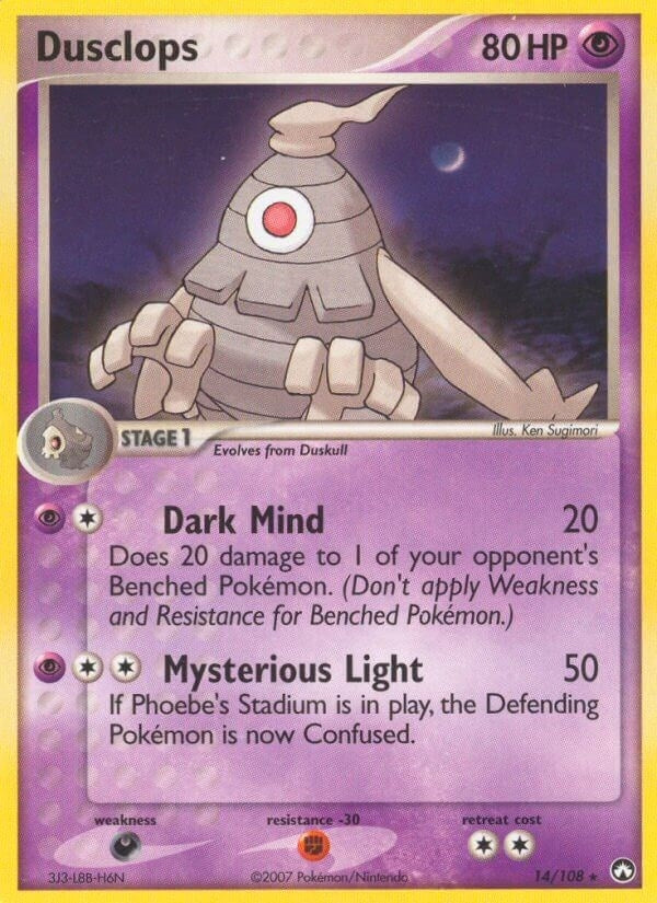 Image for Dusclops (14/108) - Pokemon