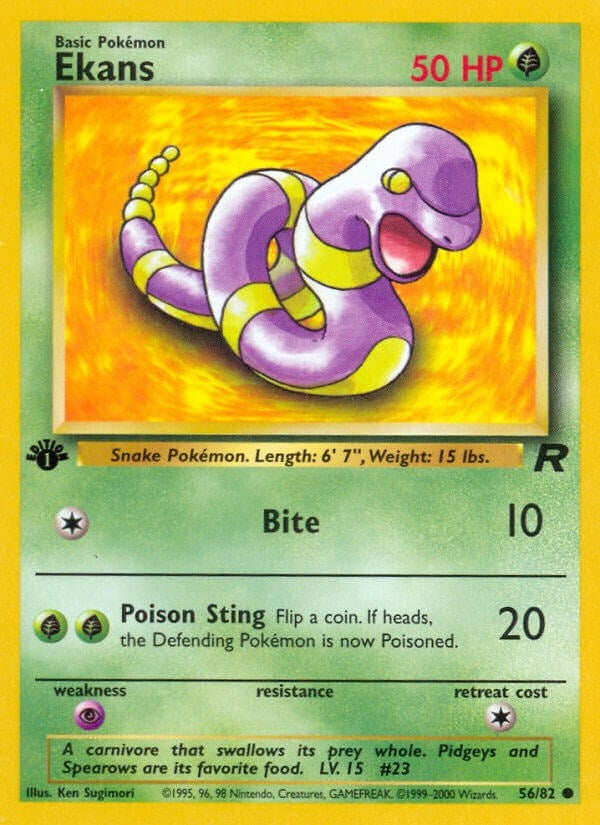 Image for Ekans (56/82) - Pokemon