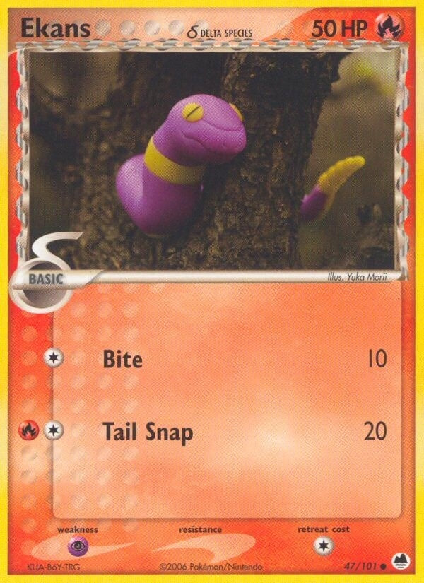 Image for Ekans (Delta Species) (47/101) - Pokemon