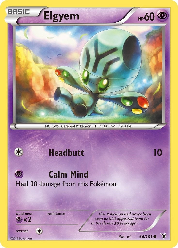 Image for Elgyem (54) (54/101) - Pokemon
