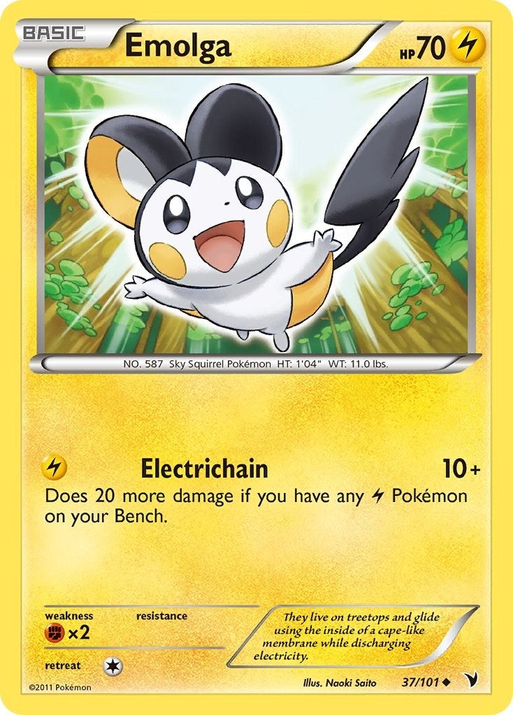 Image for Emolga (37/101) - Pokemon