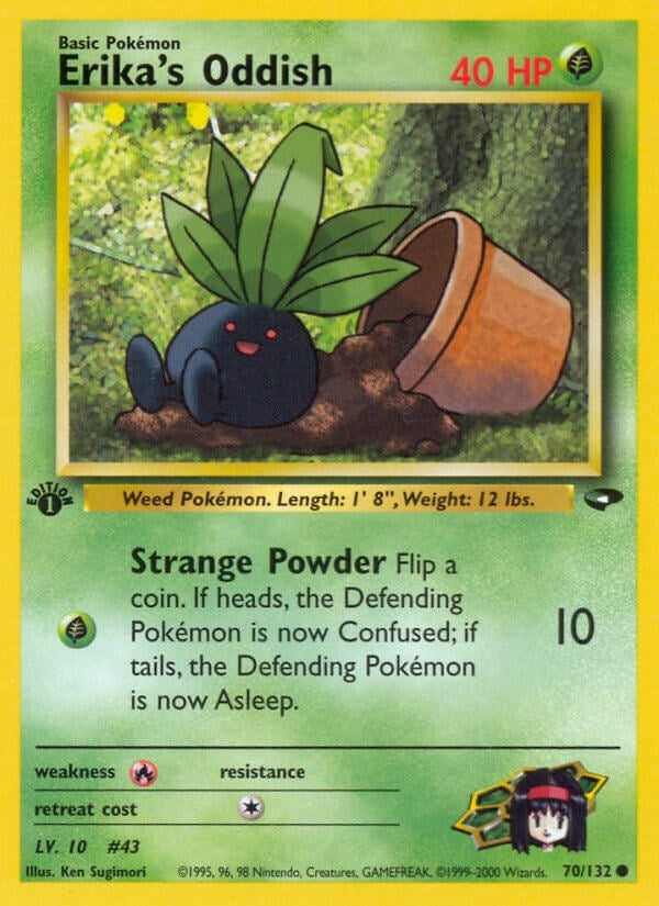Image for Erika's Oddish (070/132) - Pokemon