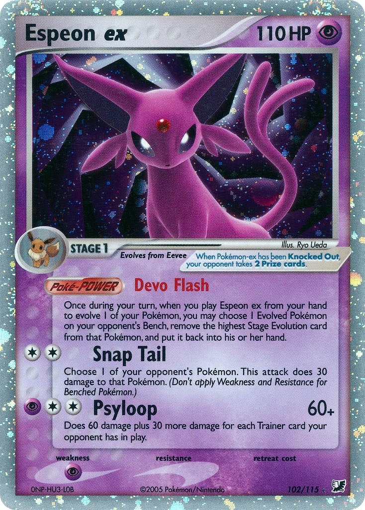 Image for Espeon ex (102/115) - Pokemon
