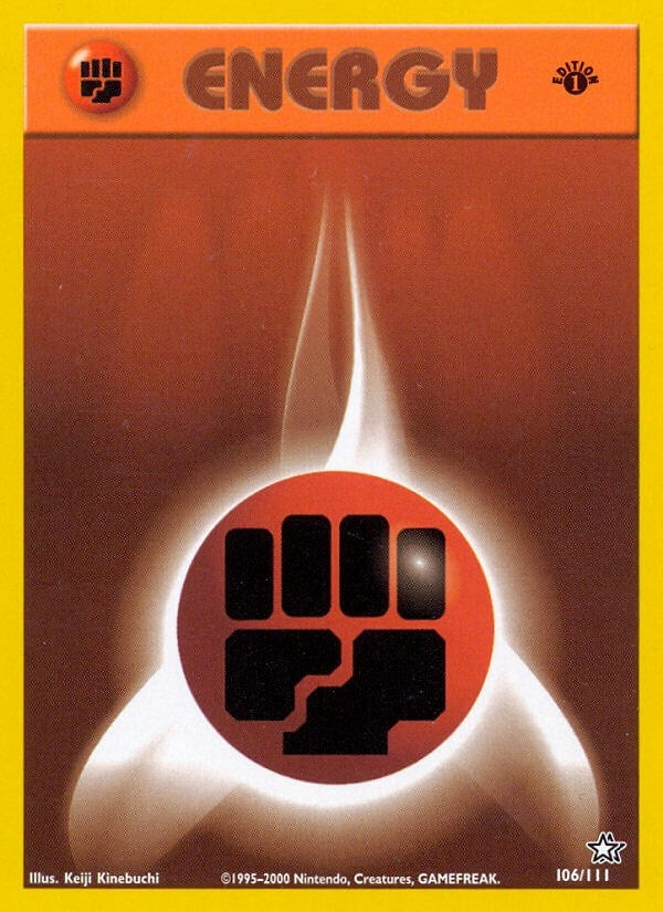 Image for Fighting Energy (106/111) - Pokemon