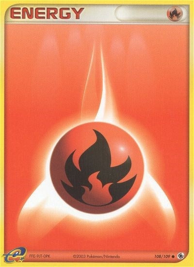 Image for Fire Energy (108/109) - Pokemon