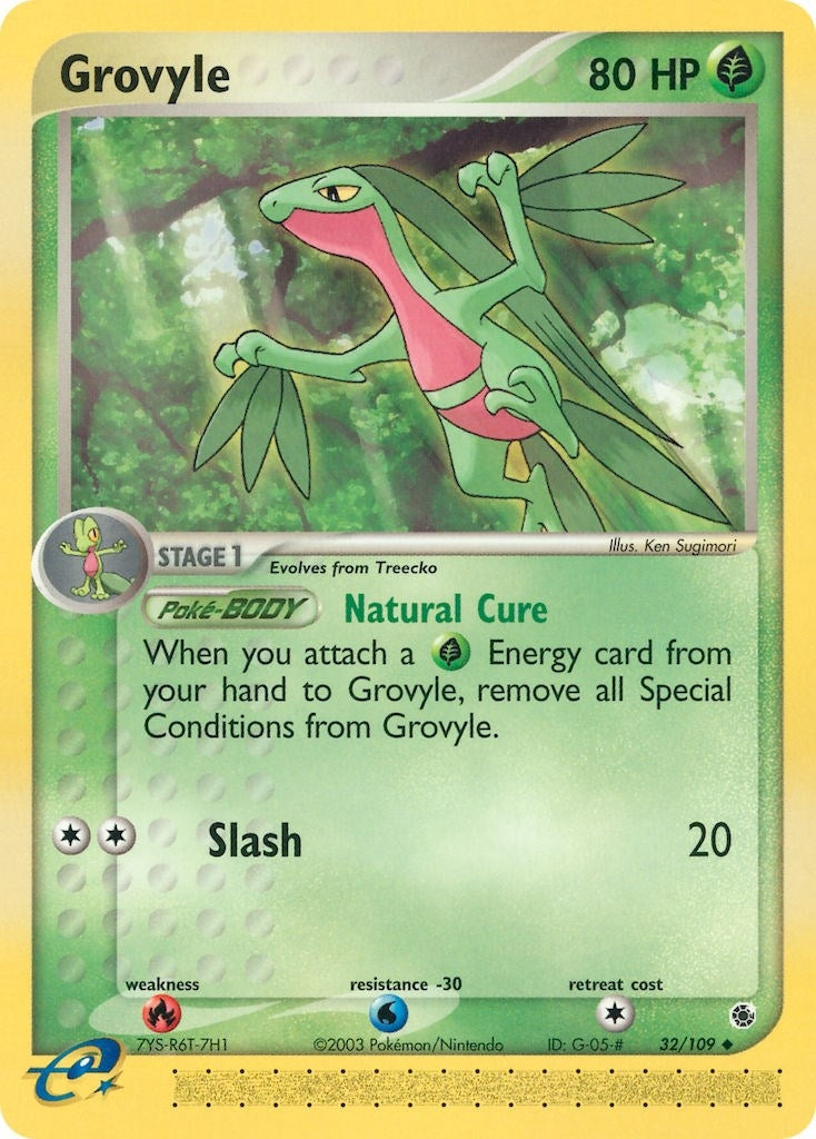 Image for Grovyle (32/109) - Pokemon