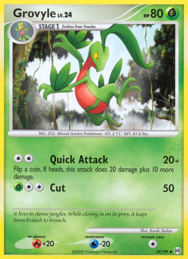 Image for Grovyle (39) (39/99) - Pokemon