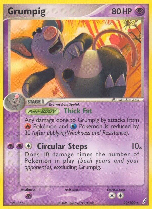 Image for Grumpig (20/100) - Pokemon
