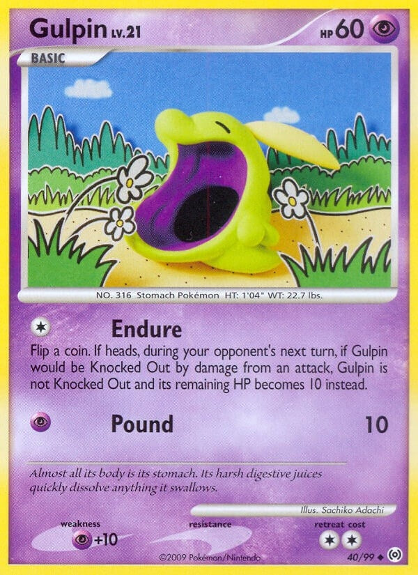 Image for Gulpin (40) (40/99) - Pokemon