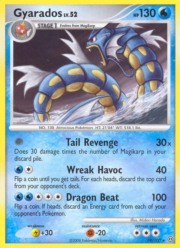 Image for Gyarados (19/100) - Pokemon