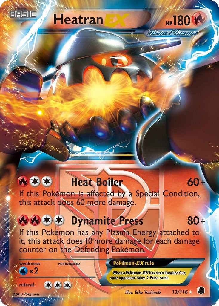 Image for Heatran EX (Team Plasma) (13/116) - Pokemon
