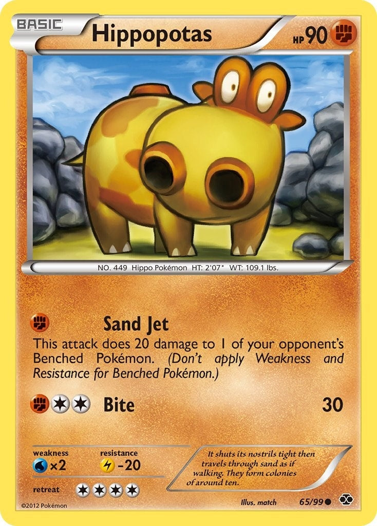 Image for Hippopotas (65/99) - Pokemon