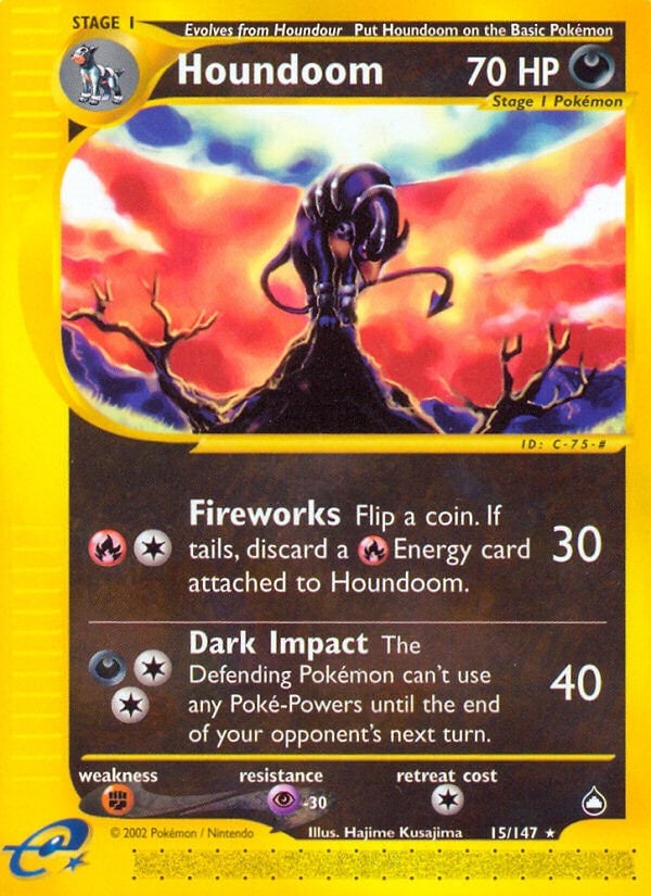 Image for Houndoom (15) (015/147) - Pokemon