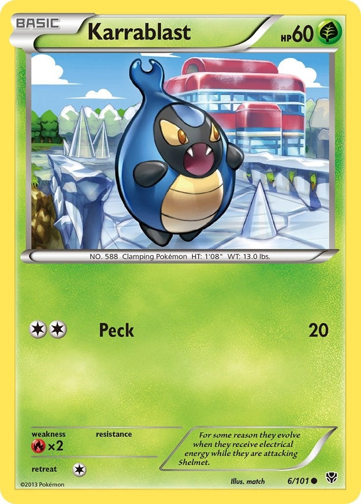 Image for Karrablast (6/101) - Pokemon