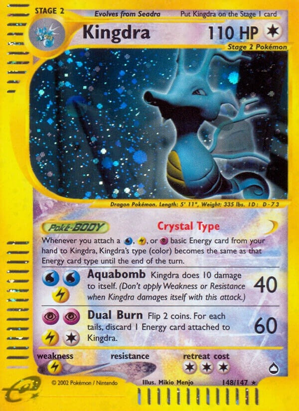 Image for Kingdra (148) (148/147) - Pokemon